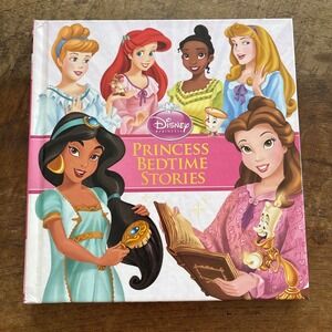 Disney Princess Bedtime Stories Hardcover Book 19 Tales Ariel Tiana Cinderella